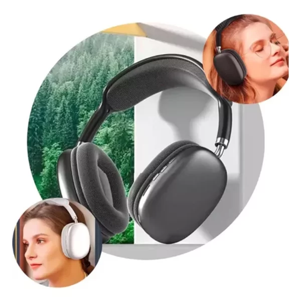Fone de Ouvido Bluetooth P9 com microfone Headphone