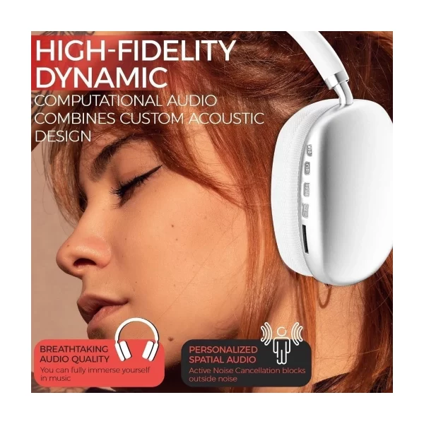 Fone de Ouvido Bluetooth P9 com microfone Headphone