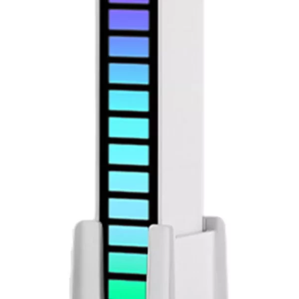 Barra de Led RGB Rítmica Recarregável Music Microfone Embutido Knup