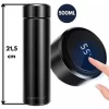 Garrafa Térmica 500ml Com Medidor De Temperatura Digital Led