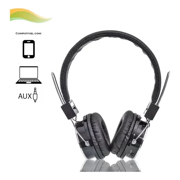 Fone de Ouvido Bluetooth B05 Headphone Dobrável