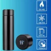 Garrafa Térmica 500ml Com Medidor De Temperatura Digital Led