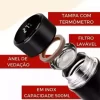Garrafa Térmica 500ml Com Medidor De Temperatura Digital Led