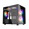 Gabinete Gamer Aquário PIXXO PRETO, M-ATX - CGH100B