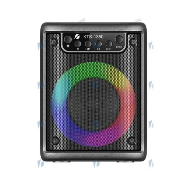 Caixa caixinha de som bluetooth kts 1350 led igual jbl auto falante 3 polegadas, toca pen drive, rádio fm, conecta uma na outra