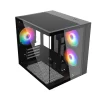 Gabinete Gamer Aquário PIXXO PRETO, M-ATX - CGH100B