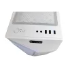 Gabinete Gamer Hayom 4 Fans S/Fonte Mid Tower ATX Vidro Temperado Branco - GB1733