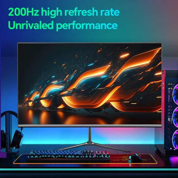 Principal! Novo anmite 24 Polegada monitor de jogos de computador 200hz ips display lcd 1920x1080p fhd desktop ultra-fino computador de jogos screen100hz