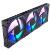 Wovibo 120mm ventiladores de refrigeração uni de argb rgb cooler ventilador pwm 4pin emenda sem fio 5v pc caso ventilador infinito espelho