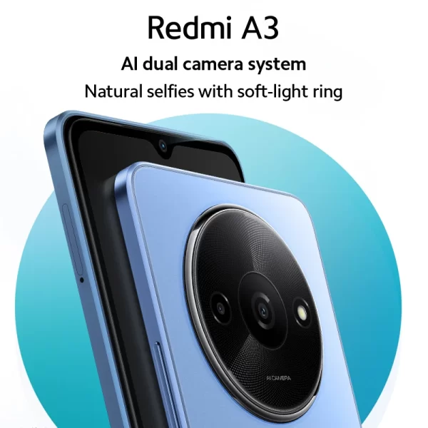Xiaomi-Smartphone Redmi A3 Versão Global, MediaTek, Helio G36, Bateria 5000mAh, 90Hz, Display de 6,71 ", [Estreia Mundial]