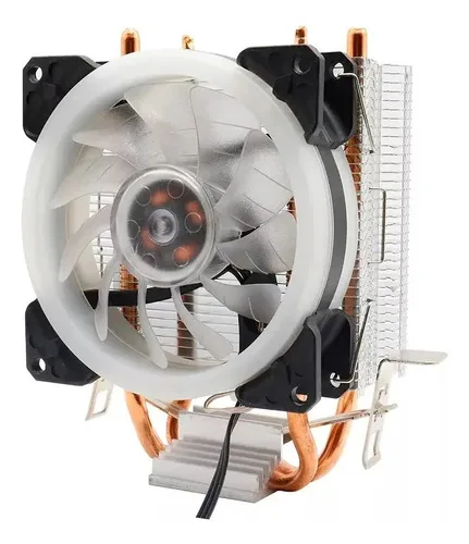 Cooler P/ Processador 2 Heatpipes Hidráulico Silencioso Rgb