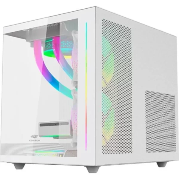 Gabinete Gamer Aquarius C3TECH MT-G810 sem FANS Branco