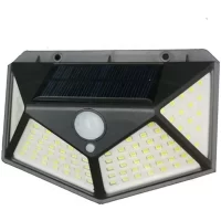 Luminária Solar com 100 Led com Sensor de Presença