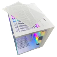 Gabinete Gamer Aquário CGH100W Com 3 Fans EW2412L41 - Sem Fonte