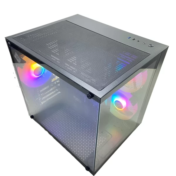 Gabinete Gamer Aquário CGH100B Com 3 FANS EW2412L41 - Sem Fonte