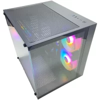 Gabinete Gamer Aquário CGH100B Com 3 FANS EW2412L41 - Sem Fonte