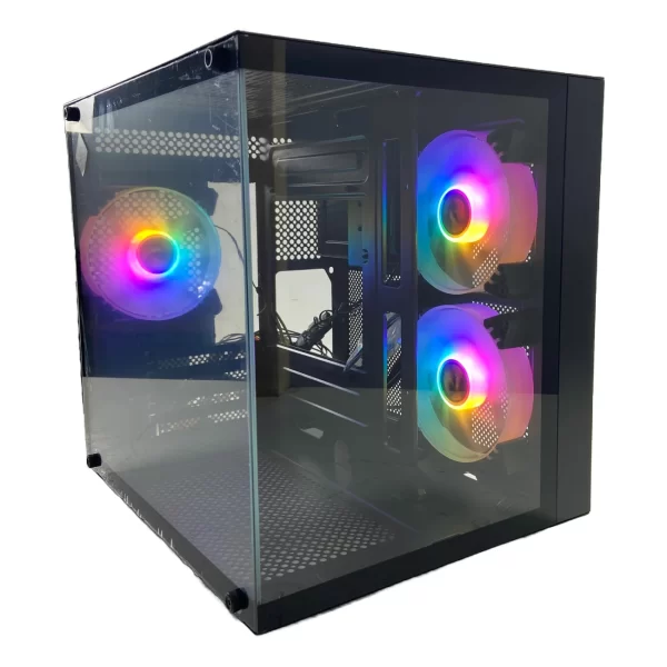 Gabinete Gamer Aquário CGH100B Com 3 FANS EW2412L41 - Sem Fonte