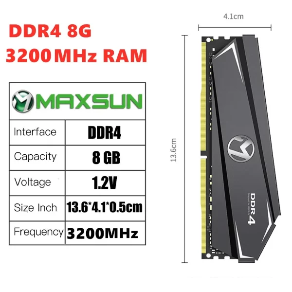 Principal! Nova placa-mãe para jogos MAXSUN Combo Terminator B550M com CPU AMD Ryzen 5 5600G DDR4 16GB (8GB * 2) 3200MHz RAM M.2 SATA3