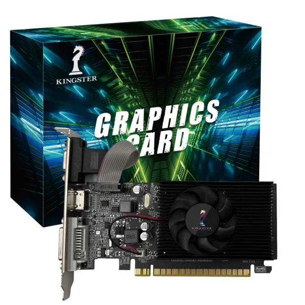 Placa de vídeo GT210 1GB PCIE X16 2.0 Placa gráfica NVIDIA GeForce GT 210 DDR3 VGA HD DVI Computador desktop com GPU GT210 64Bit 1800MHz