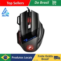 Mouse Gamer Laser X7 3200dpi Original KAPBOM Led Usb 7 Botões Profissional KA-617