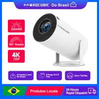 Magcubic HY300 Pro Mini Projetor Portátil 4K 720P Vídeo Dual Wifi6 Android 11 260ANSI BT5.0 Filme Home Theater