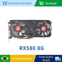Veineda RX 580 8GB Placa Gráfica Gaming GDDR5 256Bit PCI Express 3.0 × 16 GPU Computador Mineração ETH hashrate 28-30mh/s Remodelado