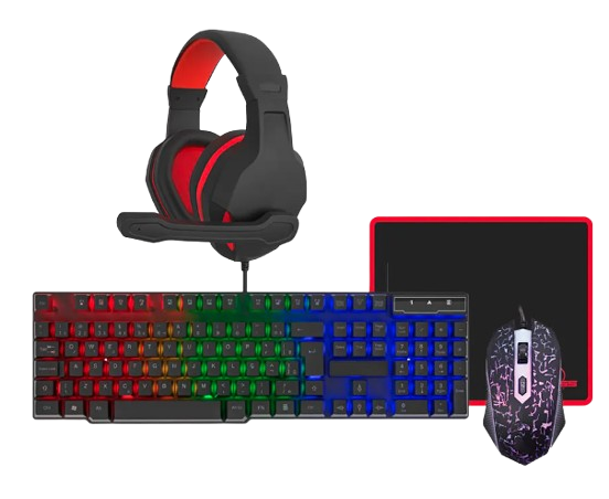 Kit Gamer 4 em 1 KE-GK4100